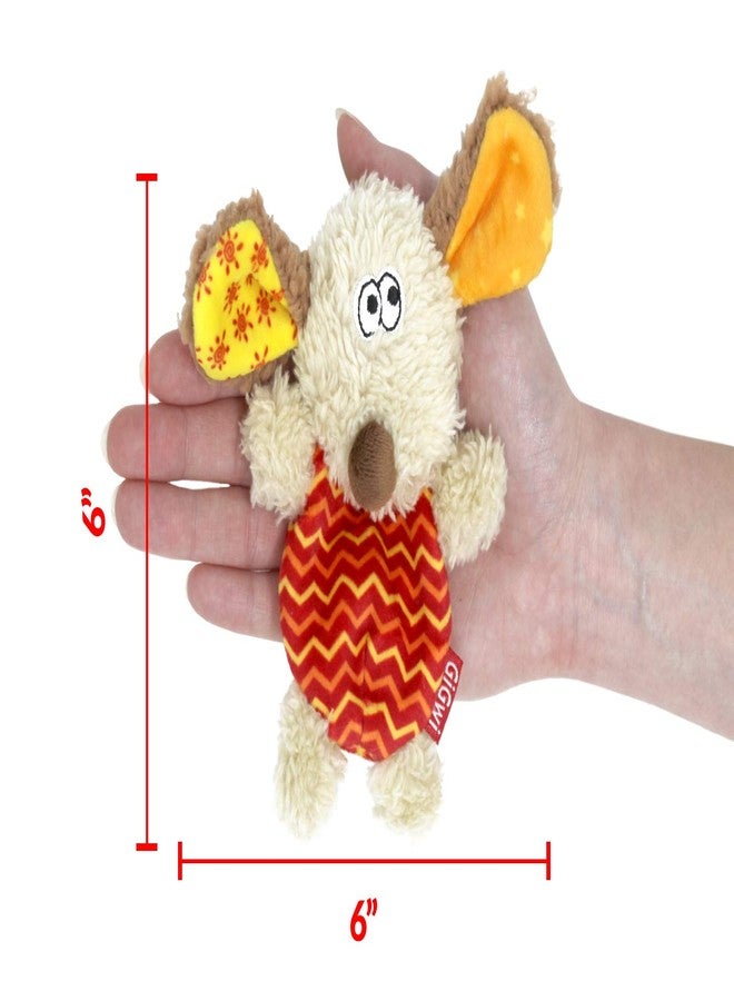 جيجوي لعبة GiGwi Plush Friendz القابلة لإعادة التعبئة للكلاب، لعبة قطيفة لطيفة وناعمة ومحببة مع صفارتين قابلتين للتبديل، خفيفة الوزن، بدون حشو، مثالية للعب الجلب والاحتضان والرمي، مناسبة للجراء والكلاب التي تمضغ الأشياء برفق، صغيرة الحجم - Image 5